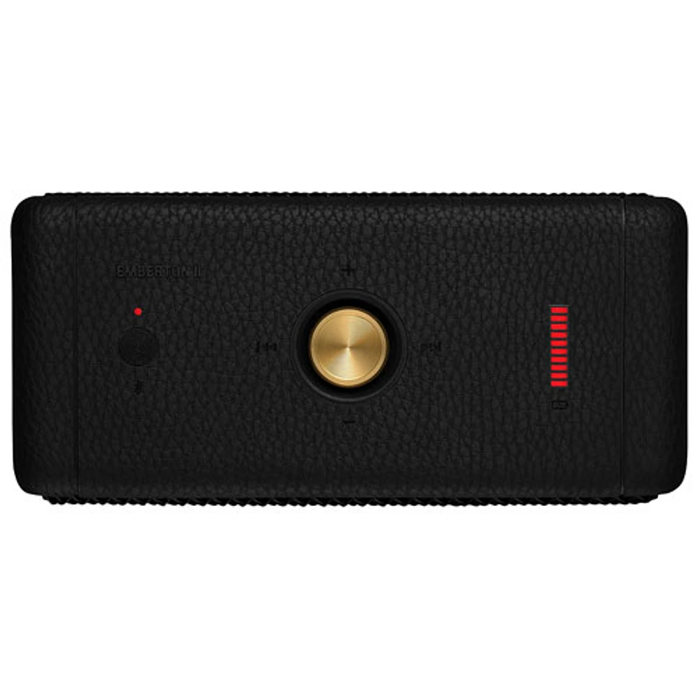 Haut-parleur sans fil Bluetooth étanche Emberton II de Marshall - Noir/Laiton