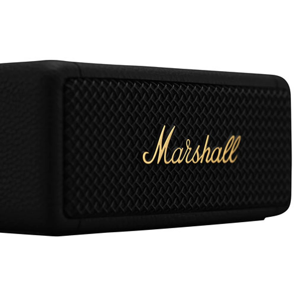 Haut-parleur sans fil Bluetooth étanche Emberton II de Marshall - Noir/Laiton