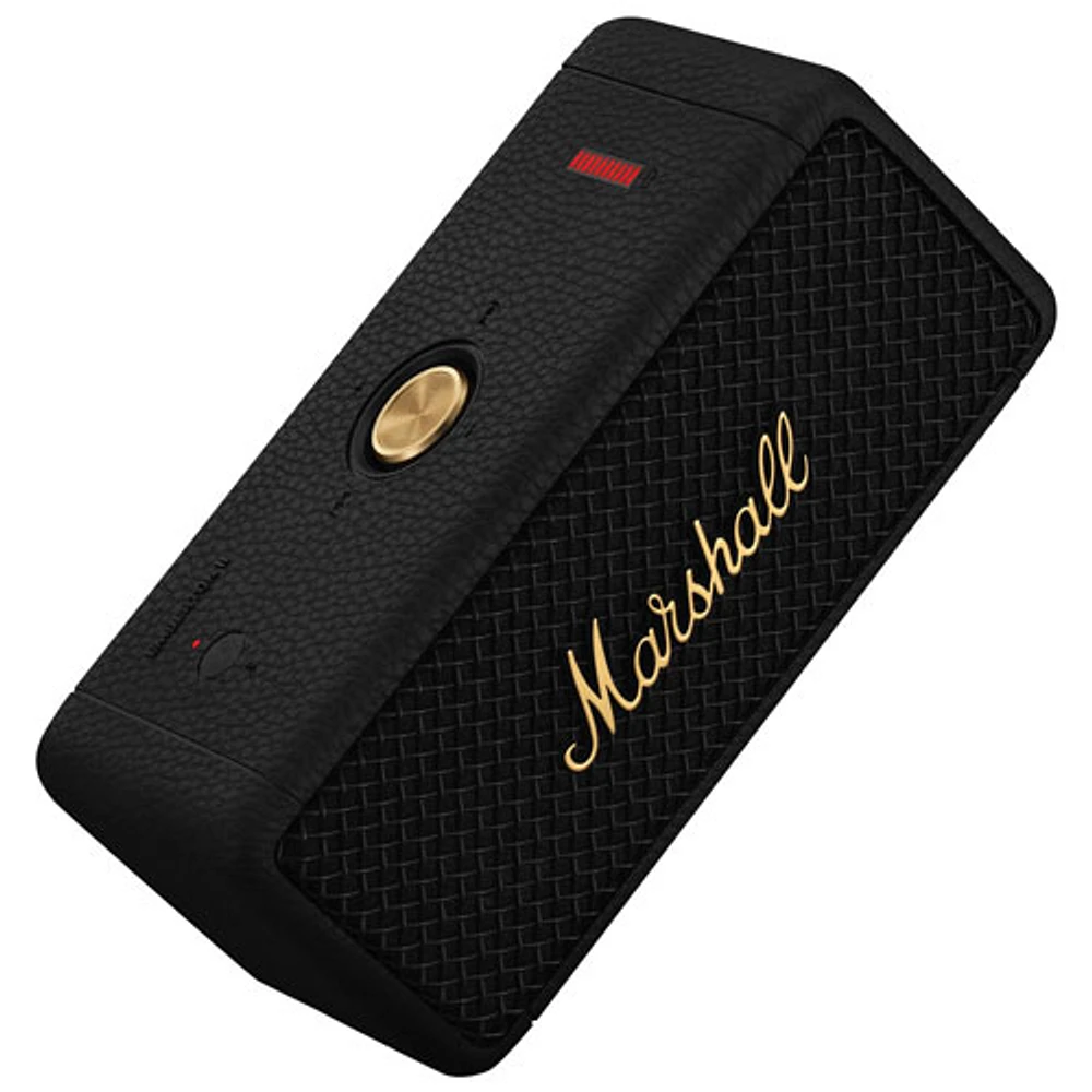 Haut-parleur sans fil Bluetooth étanche Emberton II de Marshall - Noir/Laiton