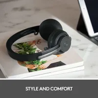 Casque d'écoute sans fil à suppression du bruit Zone 900 de Logitech - Graphite