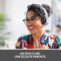 Casque d'écoute sans fil à suppression du bruit Zone 900 de Logitech - Graphite