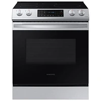 Boîte ouverte - Cuisinière à induction encastrable 6,3 pi³ 30 po de Samsung (NE63B8411SS/AC) - Acier inoxydable - Parfait état