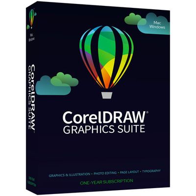 CorelDRAW Graphics Suite (PC/Mac) - 2 Devices - 1 Year