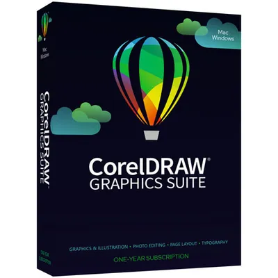 CorelDRAW Graphics Suite (PC/Mac) - 2 Devices - 1 Year