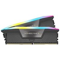 Mémoire d'ordinateur de bureau DDR5 5600 MHz 32 Go (2 x 16 Go) Vengeance de Corsair pour carte mère d'AMD (CMH32GX5M2B5600Z36K)