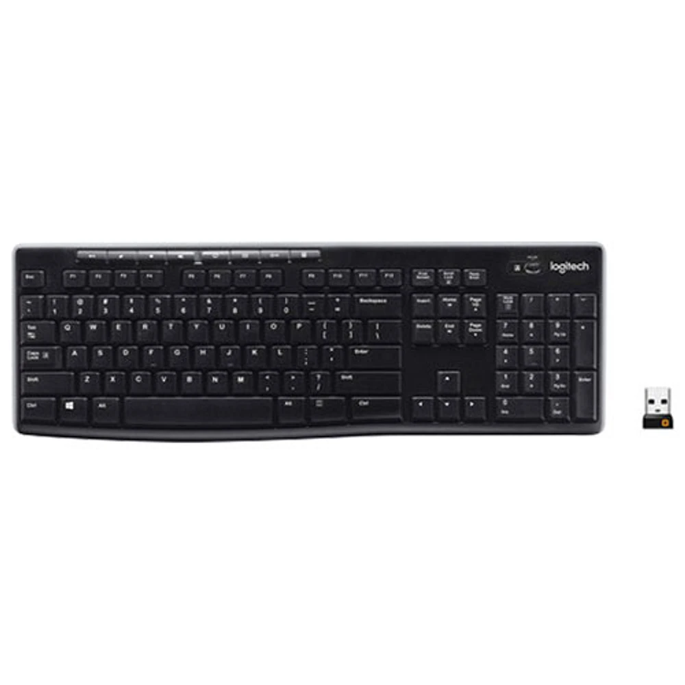 Logitech K270 Wireless Keyboard - Black