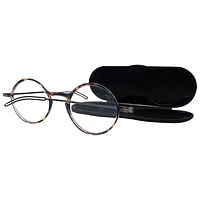 ThinOptics Manhattan Reading Glasses with Milano Case - Strength