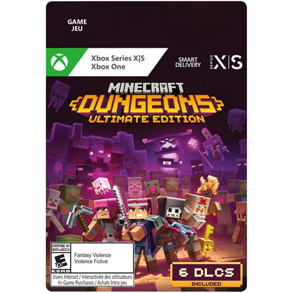 Minecraft Dungeons Ultimate Edition (Xbox Series X|S / Xbox One) - Digital Download