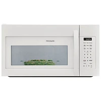 Four à micro-ondes à hotte intégrée de Frigidaire - 1,8 pi³ - Blanc