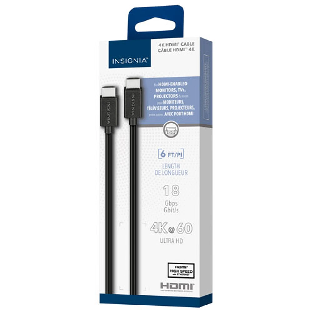 Câble HDMI de 1,8 m (6 pi) d'Insignia - Exclusivité de Best Buy