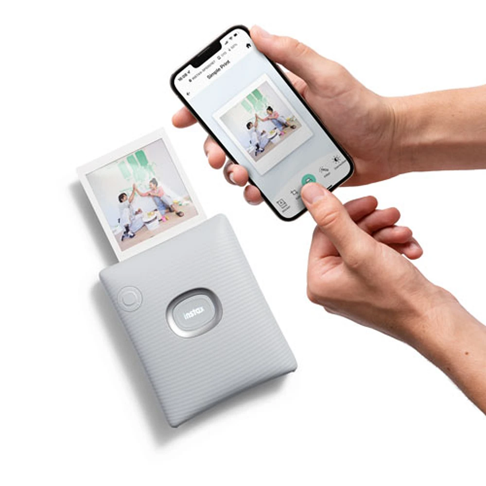 Fujifilm Instax Square Link Smartphone Printer - White Ash