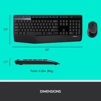 Logitech MK345 Wireless Optical Keyboard & Mouse Combo