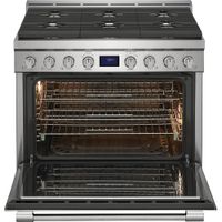 Frigidaire 36" 4.4 Cu. Ft. 6-Burner Freestanding Gas Range (PCFG3670AF) - Smudge-Proof Stainless Steel