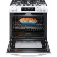 Frigidaire 30" 5.1 Cu. Ft. 5-Burner Freestanding Gas Range (FCFG3062AW) - White