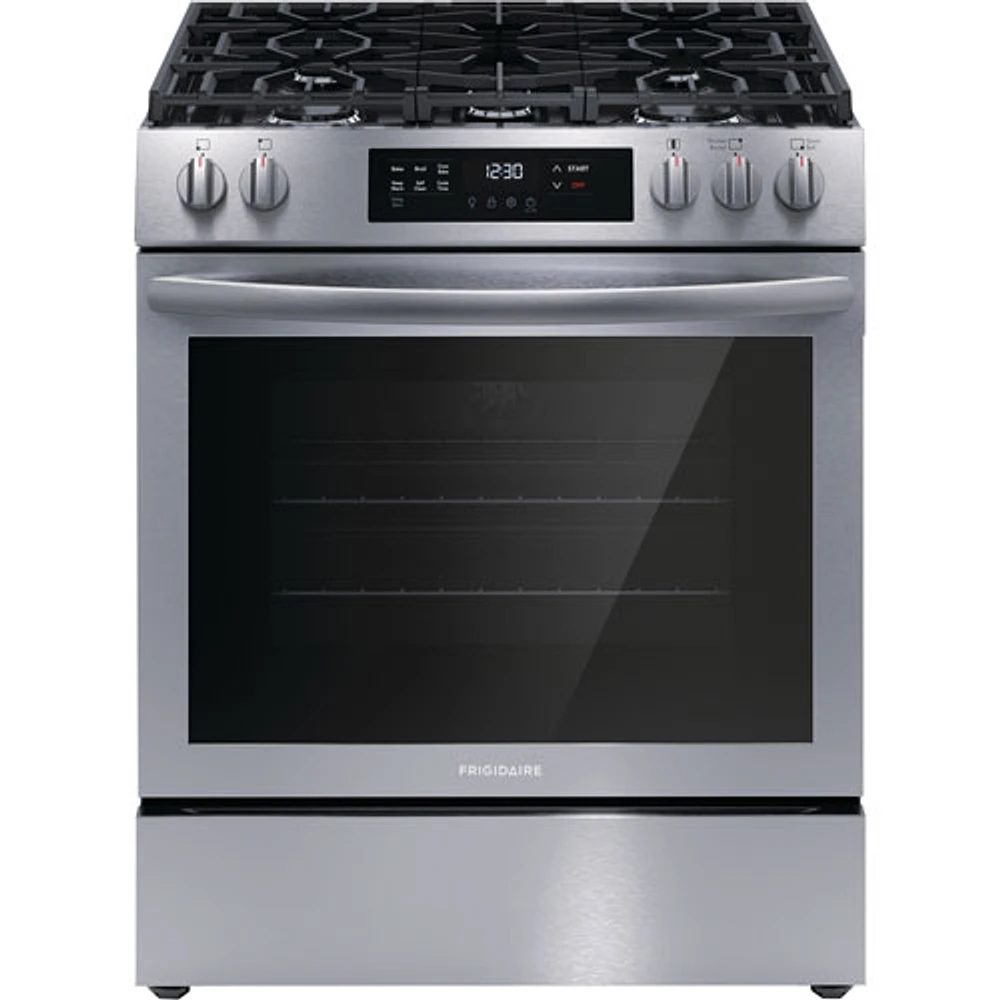 Frigidaire 30" 5.1 Cu. Ft. 5-Burner Freestanding Gas Range (FCFG3083AS) - Stainless Steel