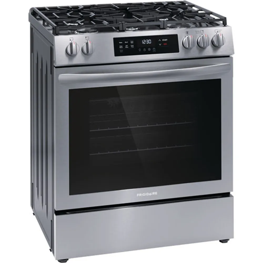 Frigidaire 30" 5.1 Cu. Ft. 5-Burner Freestanding Gas Range (FCFG3083AS) - Stainless Steel