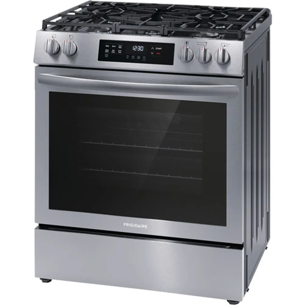 Frigidaire 30" 5.1 Cu. Ft. 5-Burner Freestanding Gas Range (FCFG3083AS) - Stainless Steel