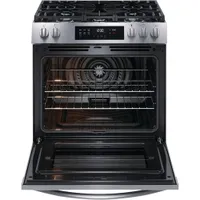 Frigidaire 30" 5.1 Cu. Ft. 5-Burner Freestanding Gas Range (FCFG3083AS) - Stainless Steel