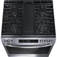 Frigidaire Gallery 30" 6.1 Cu. Ft. 5-Burner Freestanding Gas Range (GCFG3060BF) - Smudge-Proof Stainless Steel