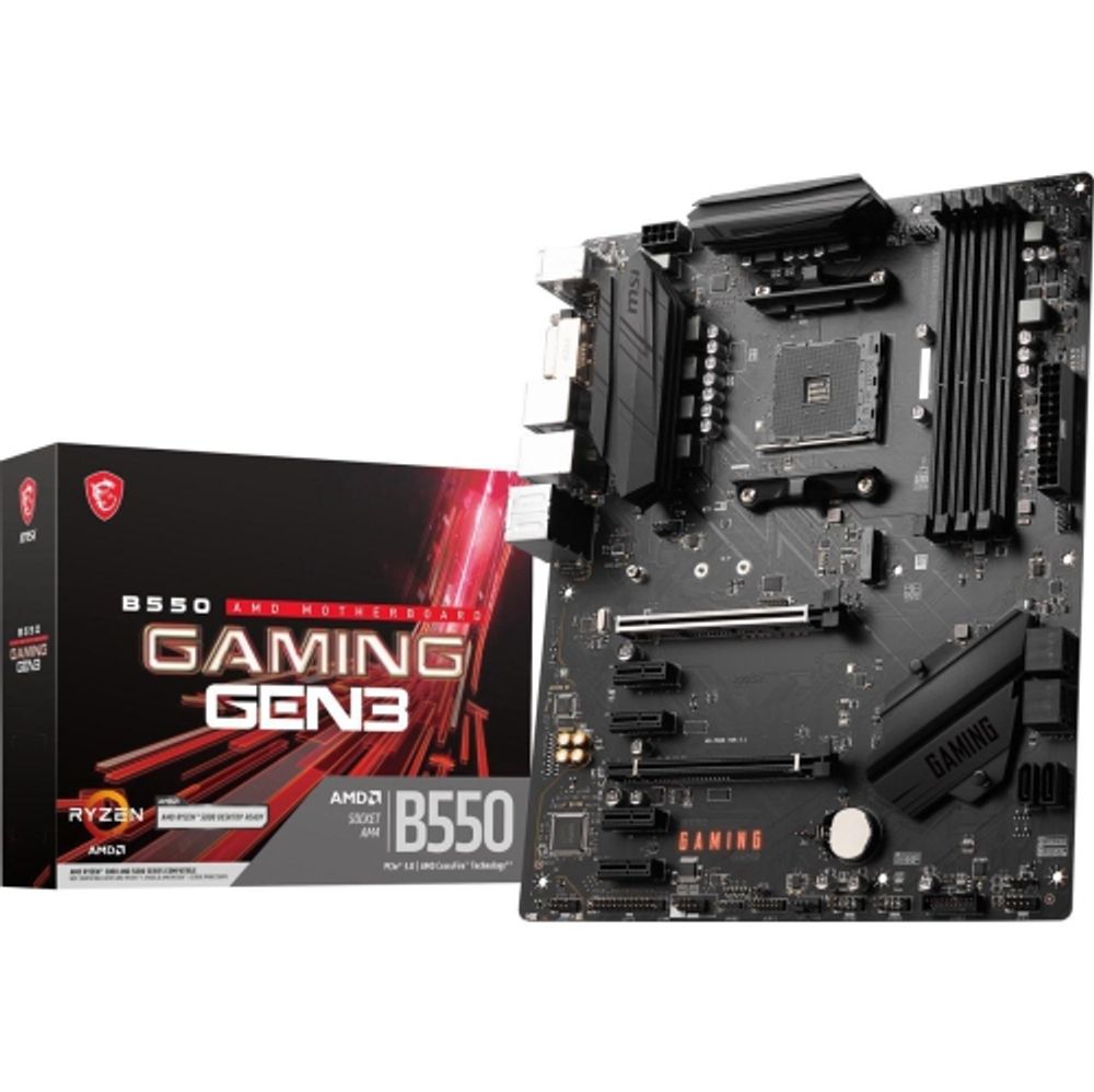 MSI B550 Gaming GEN3 Gaming Motherboard (Supports AMD Ryzen 5000