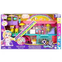 Mattel Polly Pocket Sweet Adventures Rainbow Mall Playset