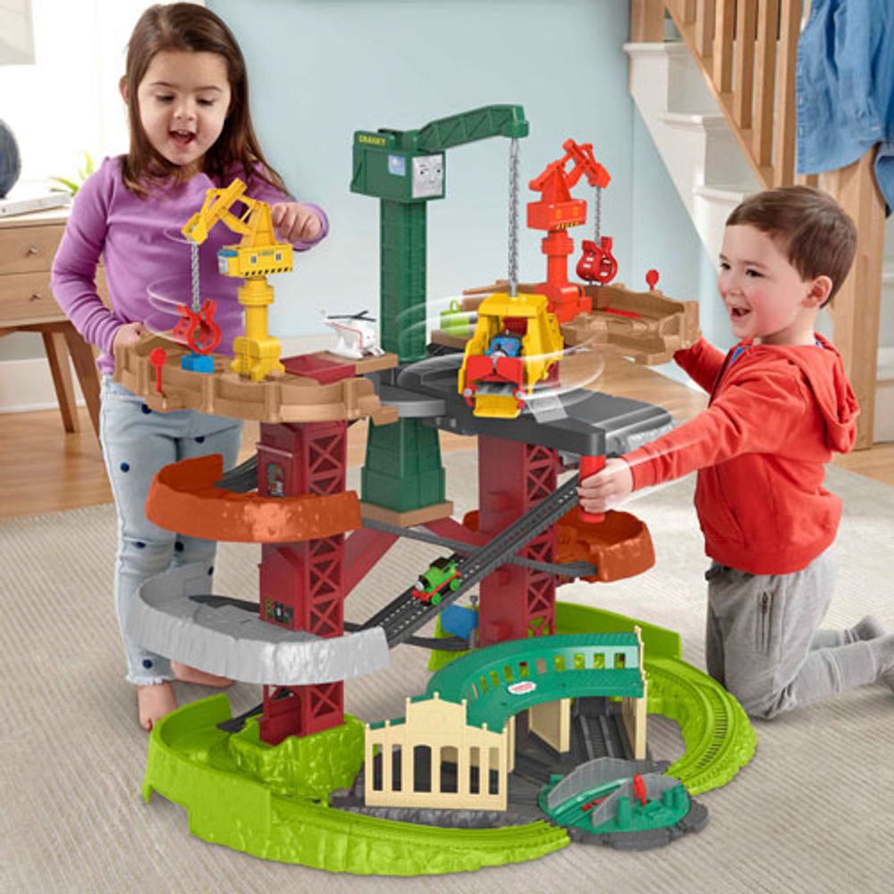 Mattel Thomas & Friends Trains & Cranes Super Tower Toy Playset