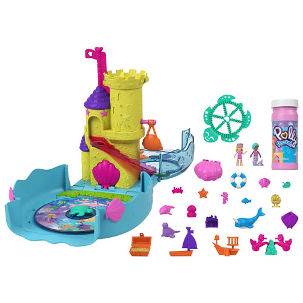 Mattel Polly Pocket Bubble Aquarium Playset