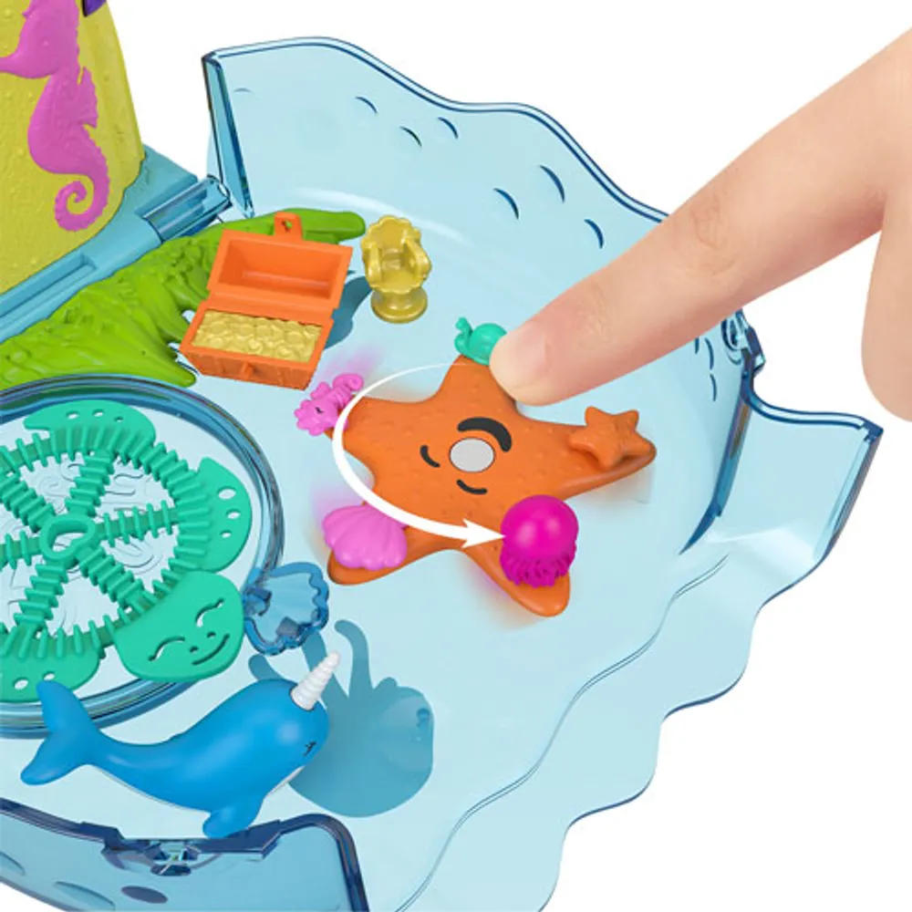 Mattel Polly Pocket Bubble Aquarium Playset