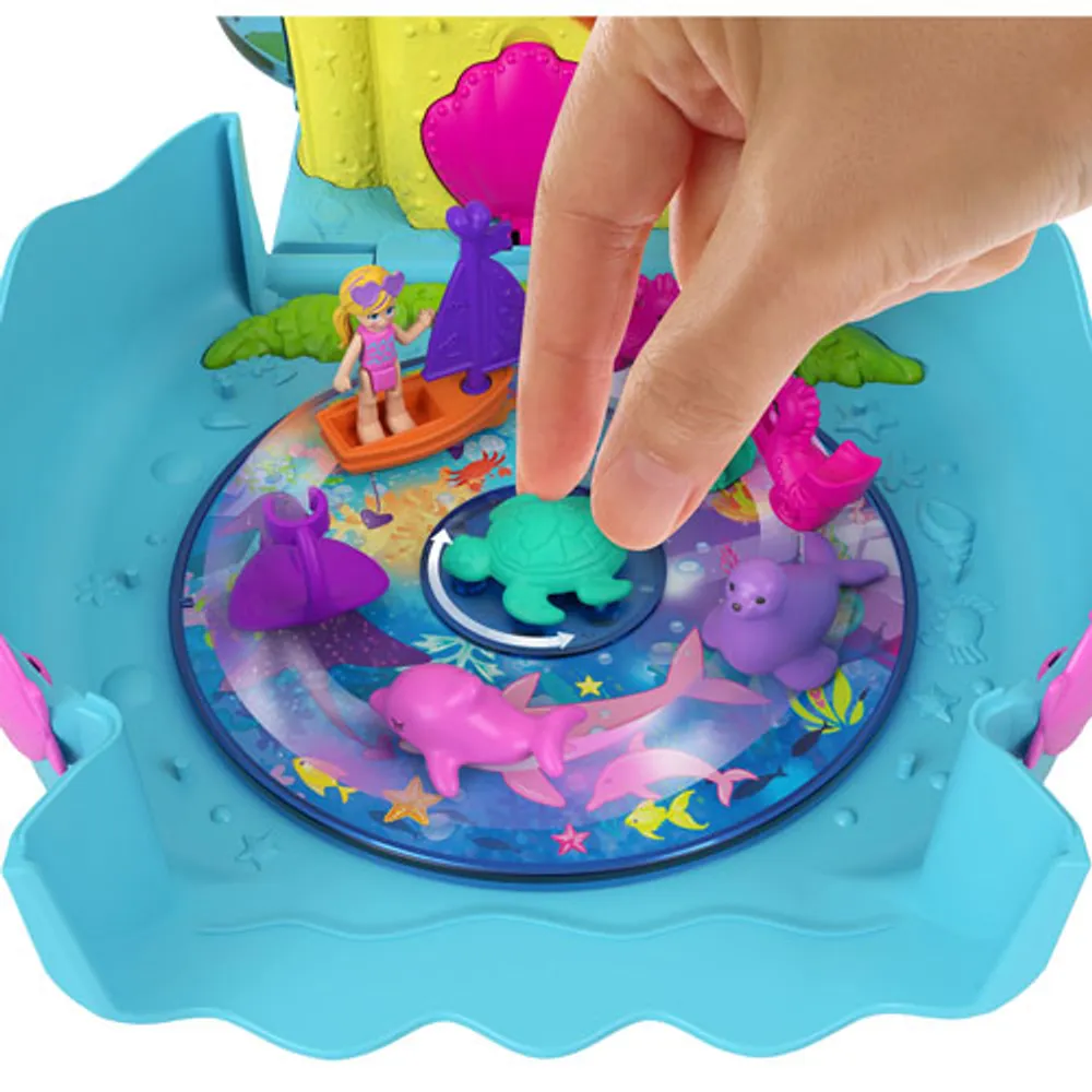 Mattel Polly Pocket Bubble Aquarium Playset