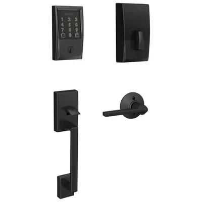 Schlage Encode Wifi Smart Lock Deadbolt & Door Handleset - Matte Black - Only at Best Buy