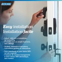 Schlage Encode Wifi Smart Lock Deadbolt & Door Handleset - Satin Nickel - Only at Best Buy