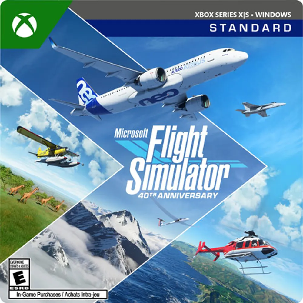 Microsoft Flight Simulator 40th Anniversary Edition (Xbox Series X|S) - Téléchargement numérique