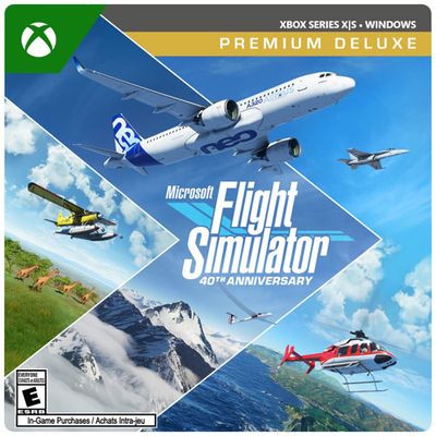 Microsoft Flight Simulator 40th Anniversary Premium Deluxe Edition (Xbox Series X|S) - Digital Download