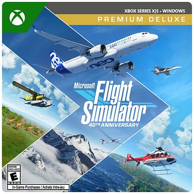 Microsoft Flight Simulator 40th Anniversary Premium Deluxe Edition (Xbox Series X|S) - Téléchargement numérique