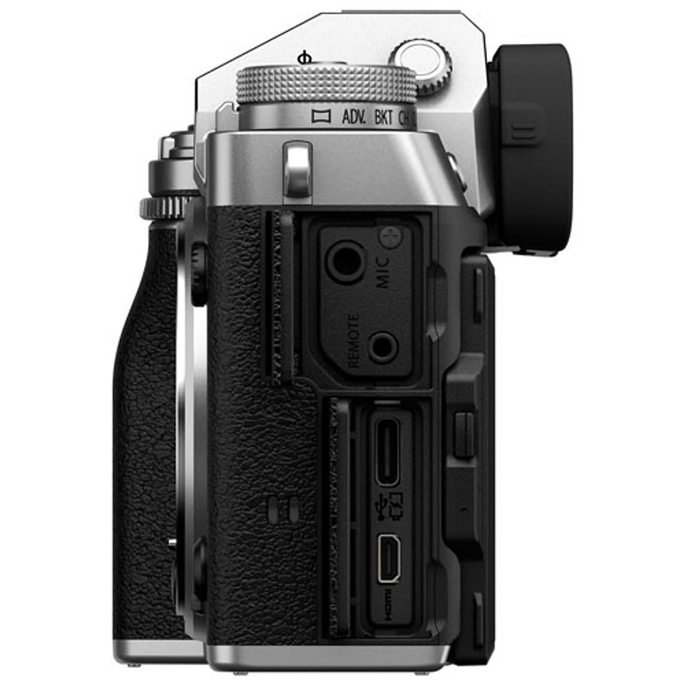 Fujifilm X-T5 Mirrorless Camera (Body Only) - Silver