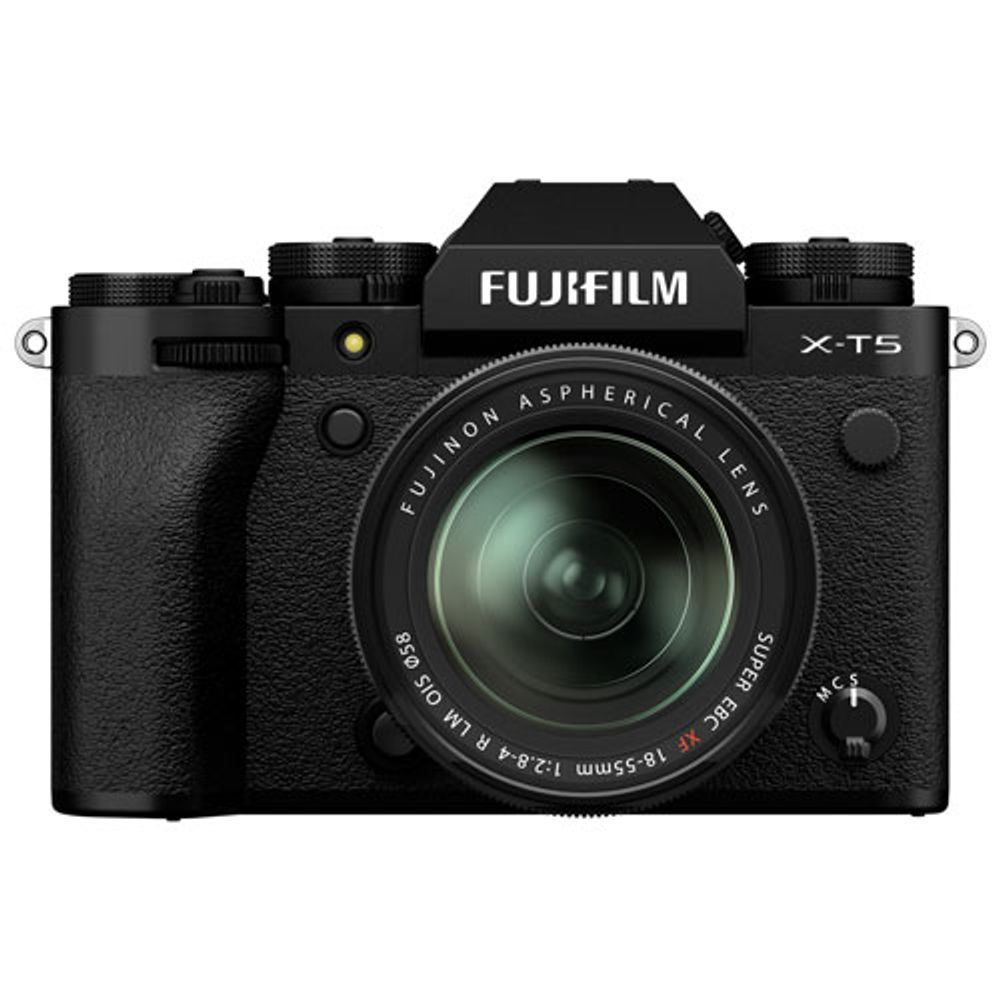 Fujifilm X-T5 Mirrorless Camera with XF 18-55mm f/2.8-4 R LM OIS Lens Kit - Black