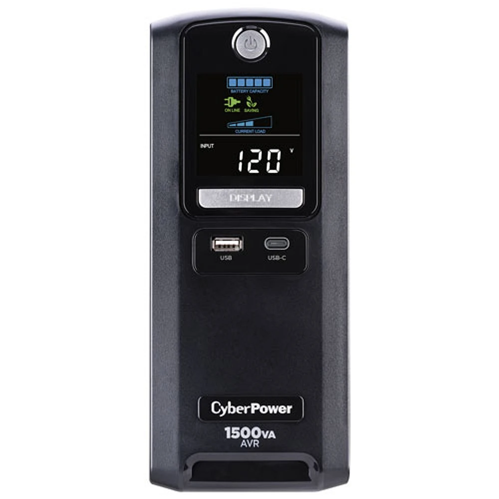 CyberPower 1500VA UPS Battery Backup (LX1500GU3-FC)