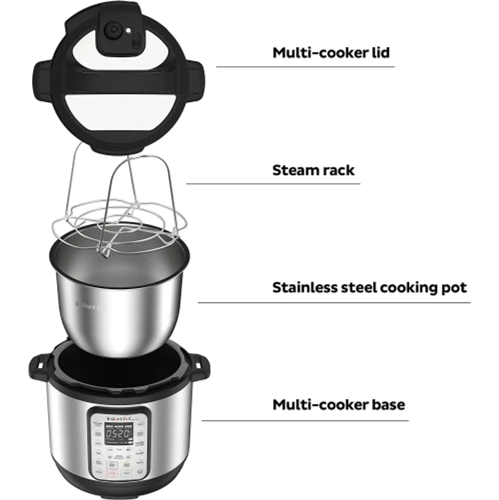 Instant Pot Duo 6-quart 9 IN 1 Multi-Use Pressure Cooker, V5