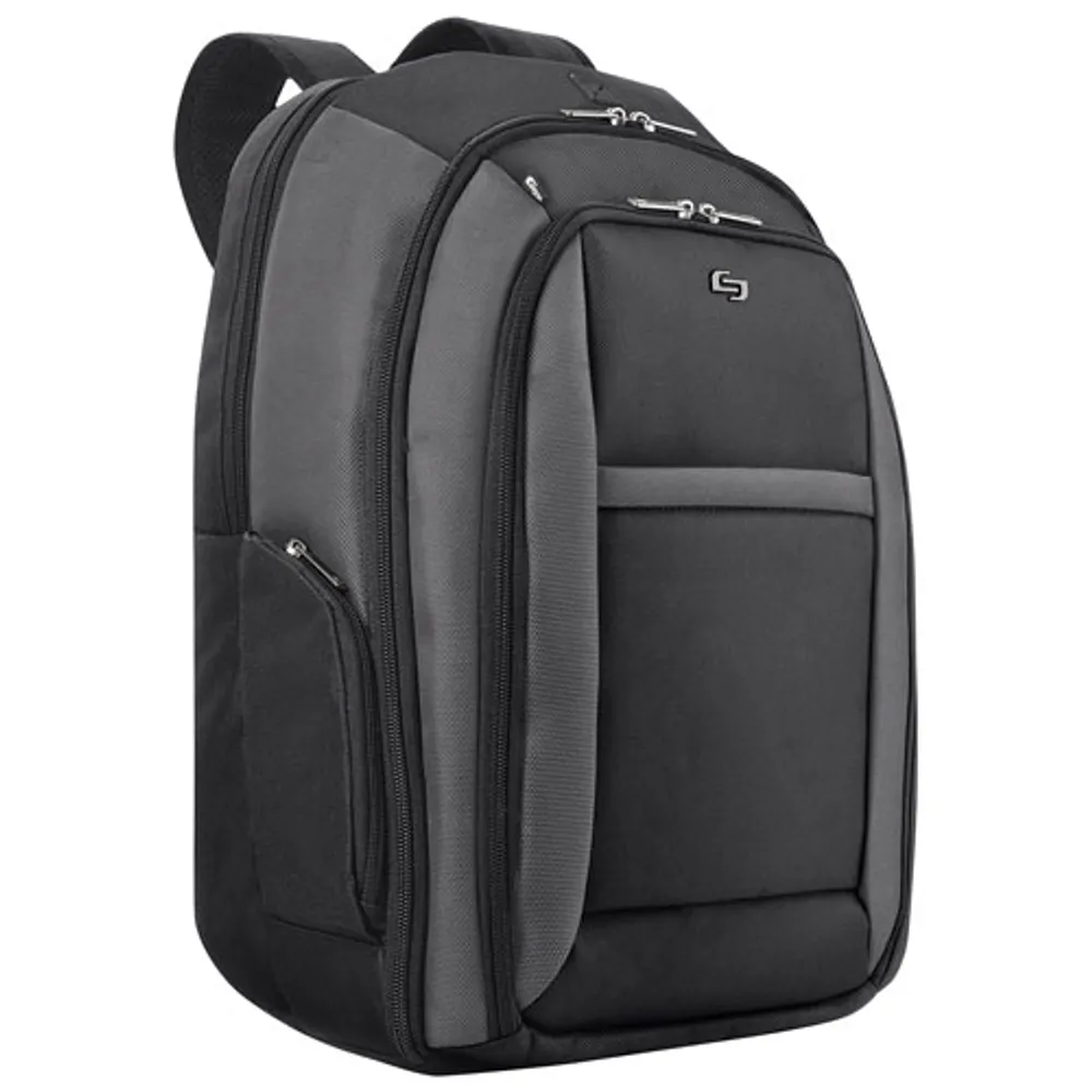 Solo Metropolitan 16" Laptop Backpack - Black