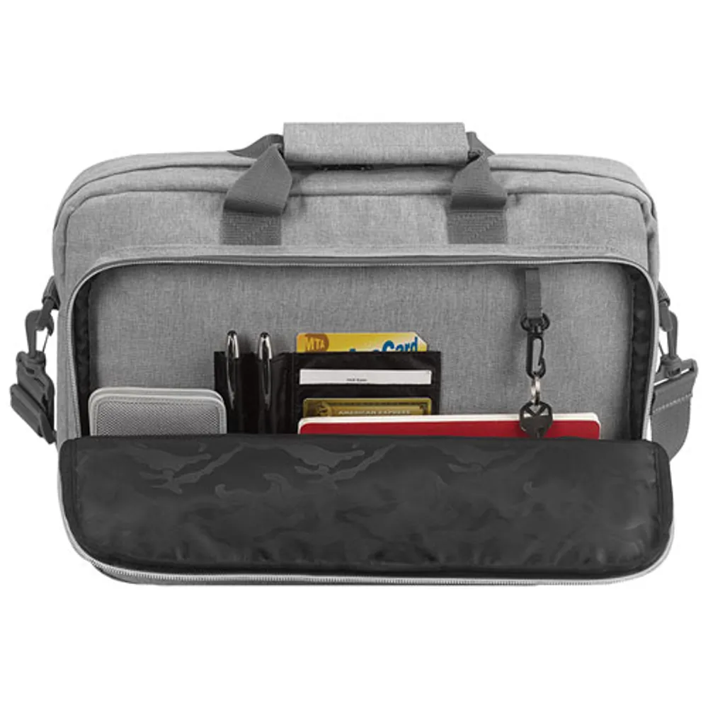 Solo Re:New Recycled 15.6" Laptop Briefcase - Grey