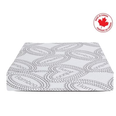 ViscoLogic Canadian Harbor 10" Luxurious Soft to Medium Firm Pressure Relieving Orthopedic Supportive Memory Foam Mattress with Mattress Protector (Only at BestBuy) Double