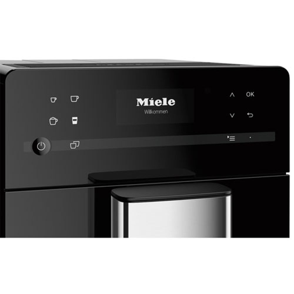 Miele CM 5310 Silence Countertop Coffee and Espresso Machine - Obsidian Black