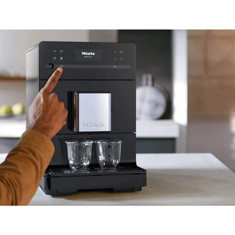 Miele cm 6160 MilkPerfection Countertop Coffee Machine Obsidian Black