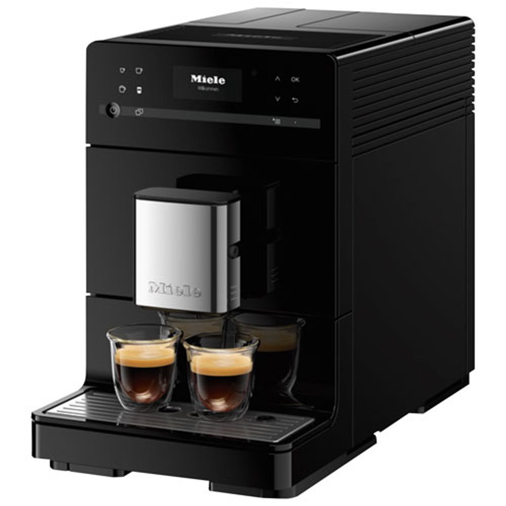 Miele CM 5310 Silence Countertop Coffee and Espresso Machine - Obsidian Black