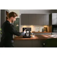 Miele CM 6160 Milk Perfection Countertop Coffee and Espresso Machine - Obsidian Black