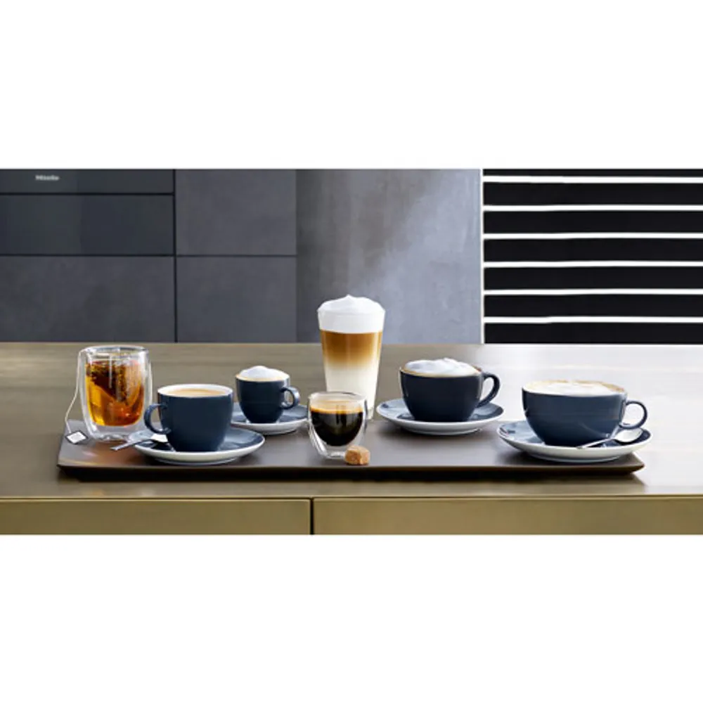 Miele CM 6160 Milk Perfection Countertop Coffee and Espresso Machine - Obsidian Black