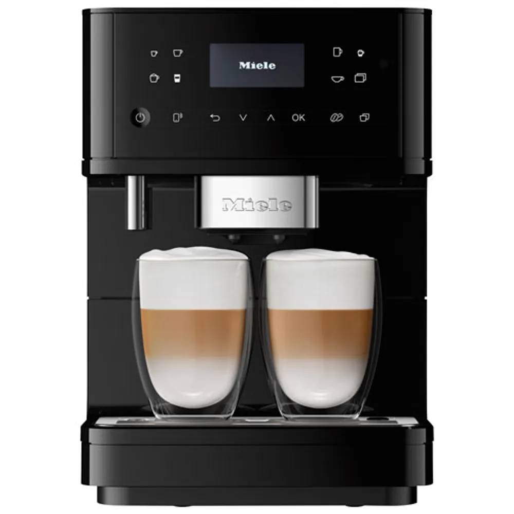 Miele CM 6160 Milk Perfection Countertop Coffee and Espresso Machine - Obsidian Black