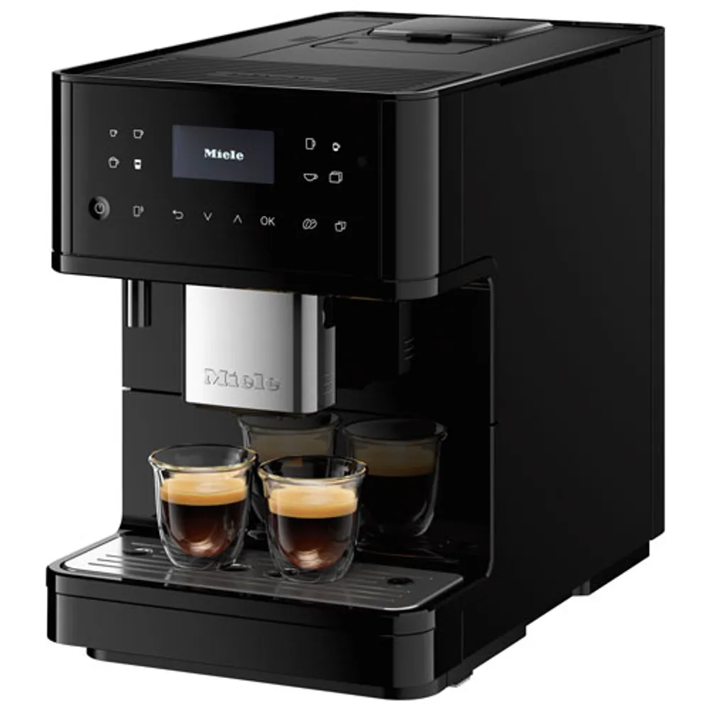 Miele CM 6160 Milk Perfection Countertop Coffee and Espresso Machine - Obsidian Black