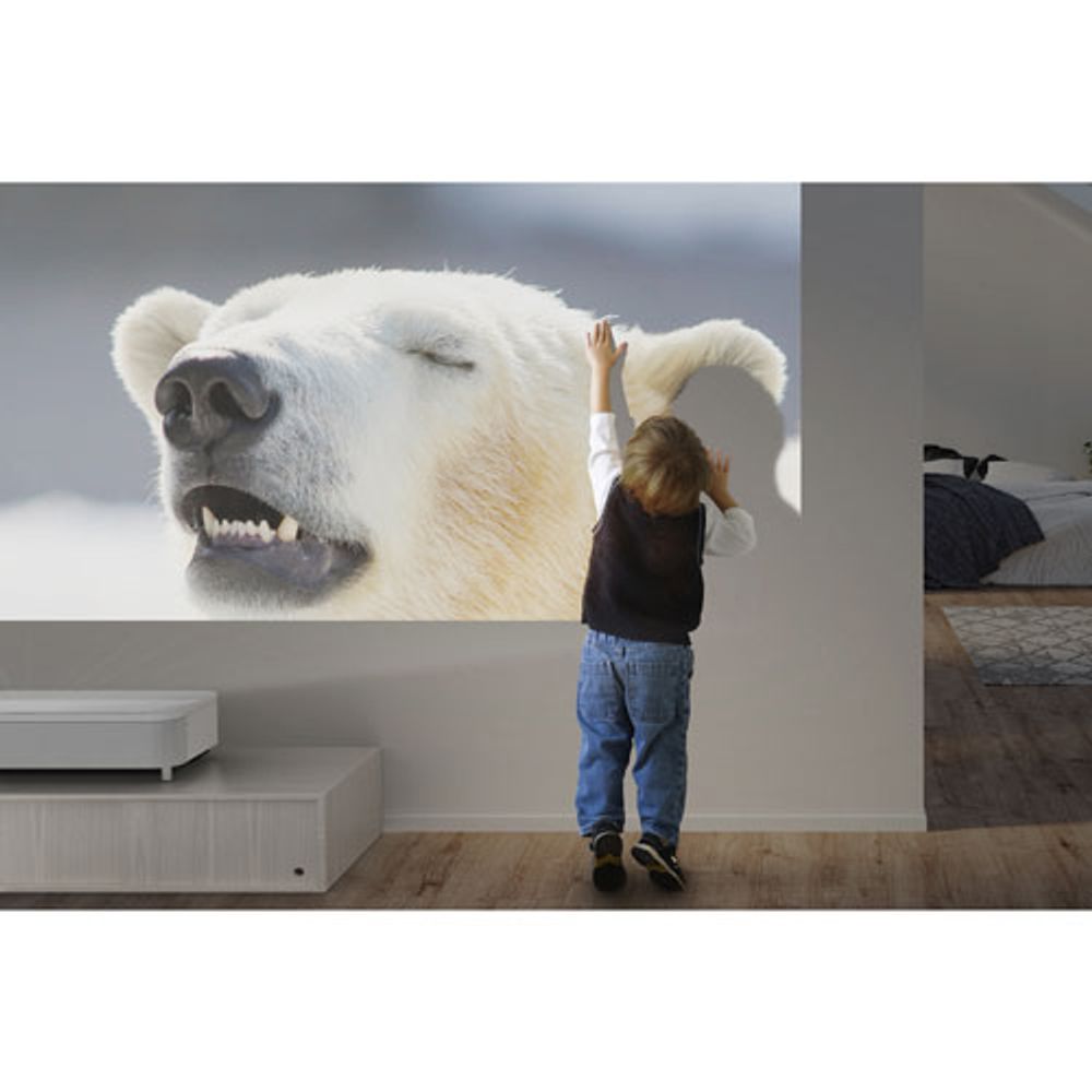 Epson EpiqVision Ultra LS800 4K UHD 3-Chip 3LCD Home Theatre Projector - White