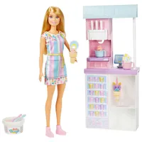 Mattel Barbie Ice Cream Shop Blonde Doll Playset